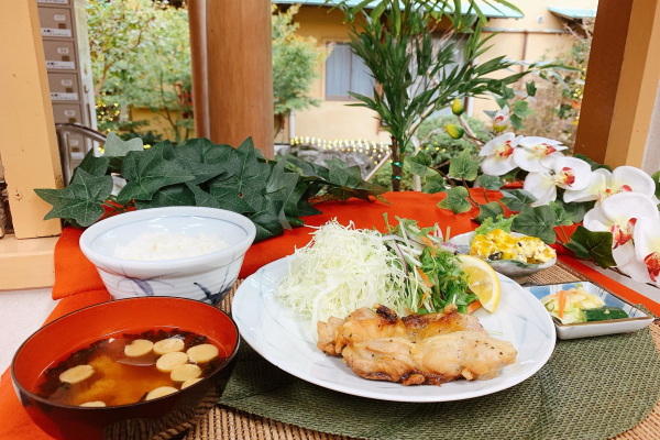 ローストチキン御膳